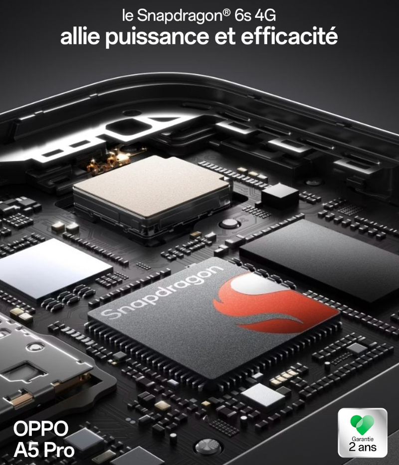 OPPO A5 Pro étanche et résistant