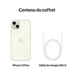 Smartphone Apple iPhone 15 Plus Vert - 128 Go - Autre vue Smartphone Apple iPhone 15 Plus Vert - 128 Go - Autre vue