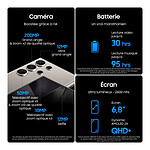 Smartphone Samsung Galaxy S24 Ultra 5G (Noir) - 256 Go - Autre vue Smartphone Samsung Galaxy S24 Ultra 5G (Noir) - 256 Go - Autre vue