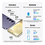 Smartphone Samsung Galaxy S24+ 5G (Indigo) - 512 Go - Autre vue Smartphone Samsung Galaxy S24+ 5G (Indigo) - 512 Go - Autre vue