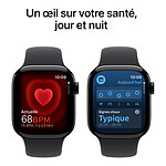 Montre connectée Apple Watch Series 10 GPS + Cellular - Aluminium Noir - Bracelet Sport Noir - 46 mm - Taille M/L - Autre vue Montre connectée Apple Watch Series 10 GPS + Cellular - Aluminium Noir - Bracelet Sport Noir - 46 mm - Taille M/L - Autre vue