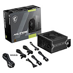 Alimentation PC MSI MAG A750BE - Autre vue Alimentation PC MSI MAG A750BE - Autre vue