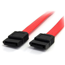 StarTech.com Câble SATA Serial ATA - 46 cm - 18 pouces - Rouge