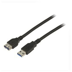 Rallonge USB 3.0 (A/A) Noir - 3m