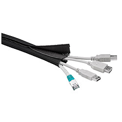 Goobay WireSleeve Noir