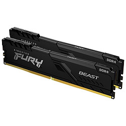 Kingston Fury Beast - 2 x 4 Go (8 Go) - DDR4 3200 MHz - CL16 Kingston Fury Beast - 2 x 4 Go (8 Go) - DDR4 3200 MHz - CL16