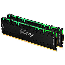 Kingston Fury Renegade RGB - 2 x 16 Go (32 Go) - DDR4 3000 MHz - CL15 Kingston Fury Renegade RGB - 2 x 16 Go (32 Go) - DDR4 3000 MHz - CL15