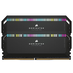 Corsair Dominator Platinum RGB Black - 2 x 16 Go (32 Go) - DDR5 5200 MHz - CL38 Corsair Dominator Platinum RGB Black - 2 x 16 Go (32 Go) - DDR5 5200 MHz - CL38