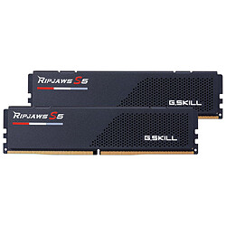 G.Skill Ripjaws S5 Black - 2 x 16 Go (32 Go) - DDR5 5200 MHz - CL40 G.Skill Ripjaws S5 Black - 2 x 16 Go (32 Go) - DDR5 5200 MHz - CL40