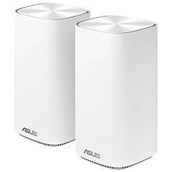 Asus ZenWiFi AC Mini (AC1500) pack de deux CD6 - blanc Asus ZenWiFi AC Mini (AC1500) pack de deux CD6 - blanc