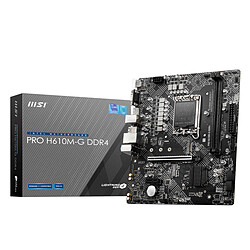 MSI PRO H610M-G DDR4 MSI PRO H610M-G DDR4