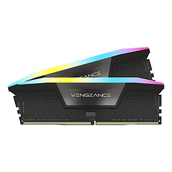 Corsair Vengeance RGB Black - 2 x 16 Go (32 Go) - DDR5 6000 MHz - CL36