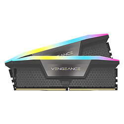 Corsair Vengeance RGB Black - 2 x 16 Go (32 Go) - DDR5 5600 MHz - CL40 - Ryzen Edition