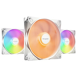 be quiet! Light Wings LX 140 mm PWM Triple Pack - Blanc be quiet! Light Wings LX 140 mm PWM Triple Pack - Blanc