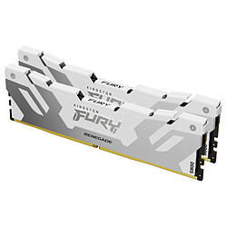 Kingston Fury Renegade White - 2 x 16 Go (32 Go) - DDR5 7200 MHz - CL38 Kingston Fury Renegade White - 2 x 16 Go (32 Go) - DDR5 7200 MHz - CL38