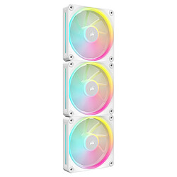 Corsair iCUE LINK LX120 RGB Triple Pack - Blanc + iCUE LINK System Hub Corsair iCUE LINK LX120 RGB Triple Pack - Blanc + iCUE LINK System Hub