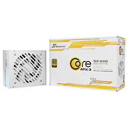 Seasonic CORE GX ATX 3 (2024) 650 W - Blanc Seasonic CORE GX ATX 3 (2024) 650 W - Blanc