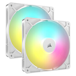Corsair RS140 ARGB Dual Pack - Blanc