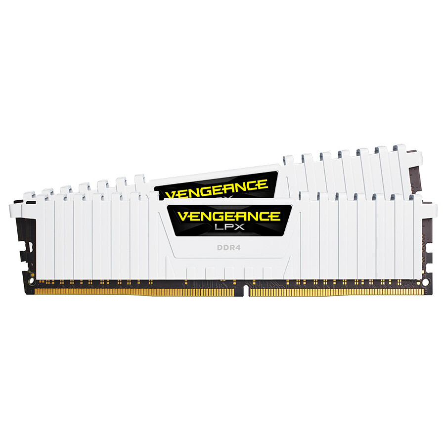 Mémoire Corsair Vengeance LPX White - 2 x 8 Go (16 Go) - DDR4 3200 MHz - CL16