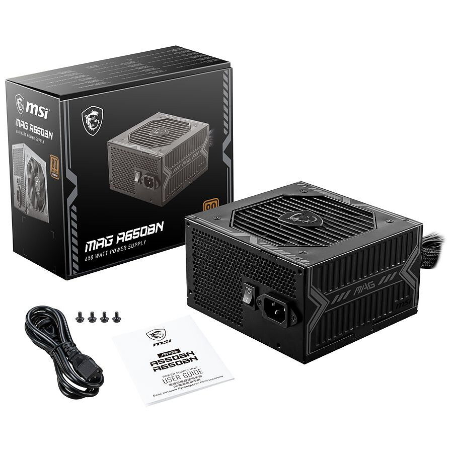 Alimentation PC MSI MAG A650BN