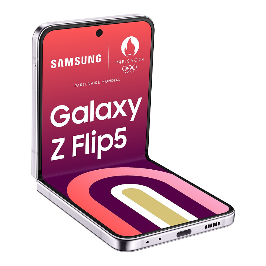 Smartphone reconditionné Samsung Galaxy Z Flip5 (Lavande) - 256 Go - 8 Go · Reconditionné